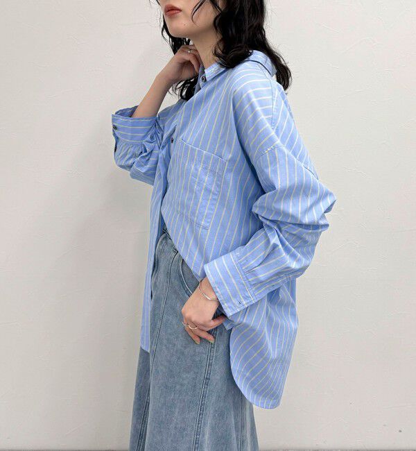 fredy emue「刺繍入りオーバーシャツ」|シャツ・ブラウス|