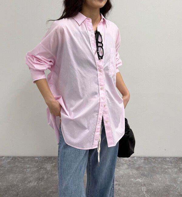 fredy emue「刺繍入りオーバーシャツ」|シャツ・ブラウス|