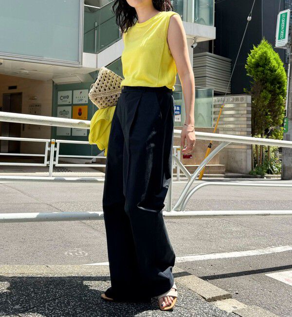 fredy emue「リネン混ノースリーブニットプルオーバー」|タンクトップ|