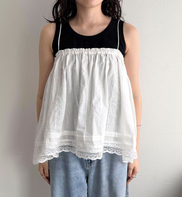 fredy emue「2WAYギャザーレイヤードスカート」|スカート|