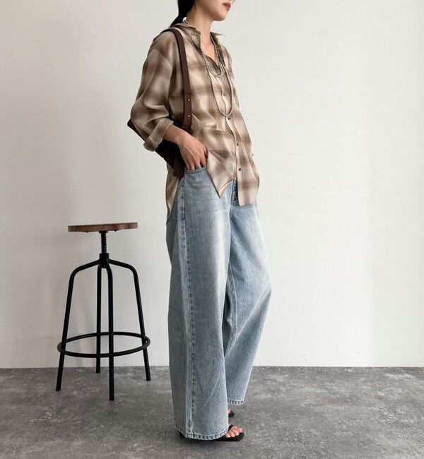 fredy emue「オンブレーチェック柄シャツ」|シャツ・ブラウス|