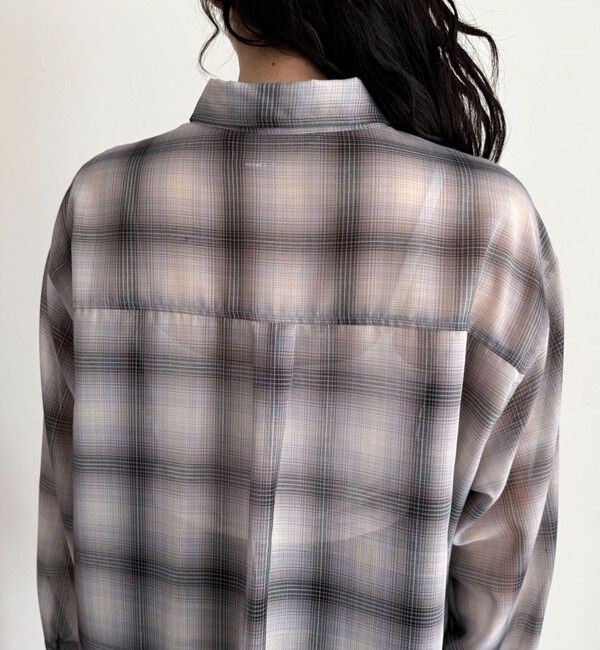 fredy emue「オンブレーチェック柄シャツ」|シャツ・ブラウス|