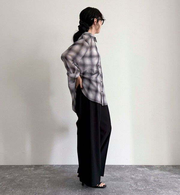 fredy emue「オンブレーチェック柄シャツ」|シャツ・ブラウス|