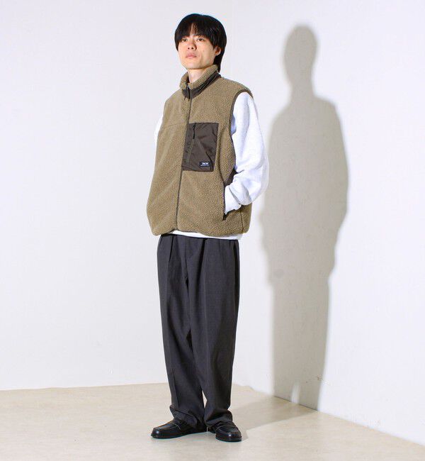 GLOSTER「【2WAYで着回せる】【UNISEX】GLOSTER配色別注 TAIONボア&times;ダウンベスト」|ダウンベスト・ベスト|