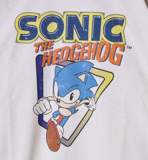 GLOSTER「【SONIC/ソニック】UNISEX ヴィンテージ風 ロンT」|Tシャツ・カットソー|