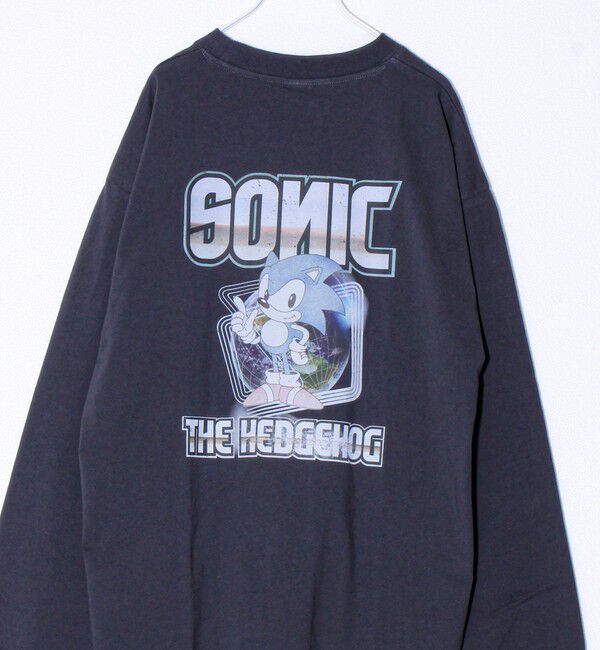 GLOSTER「【SONIC/ソニック】UNISEX ヴィンテージ風 ロンT」|Tシャツ・カットソー|