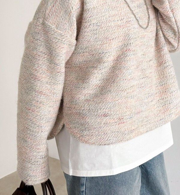 fredy emue「ツィードニットソーコクーンプルオーバー」|Tシャツ・カットソー|オフホワイト