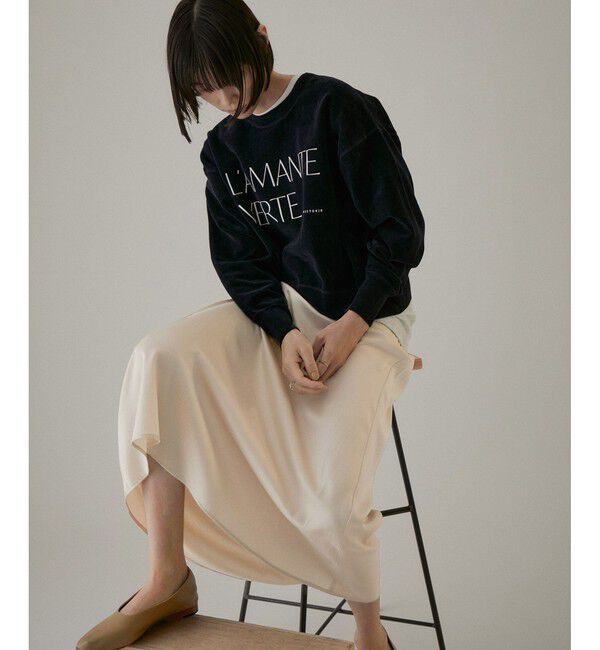 SALON adam et rope'「シルクフレアースカート【セットアップ対応】【洗える】」|スカート|