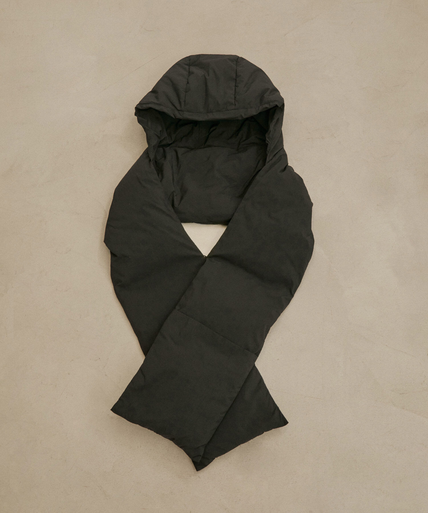 SALON adam et rope'「【雑誌掲載】[GREEN DOWN]フード付きダウンストール」|ストール|