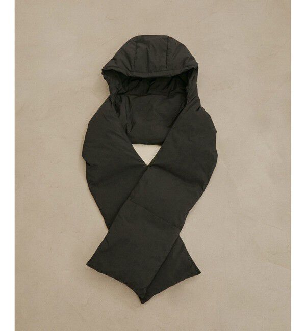 SALON adam et rope'「【雑誌掲載】[GREEN DOWN]フード付きダウンストール」|ストール|