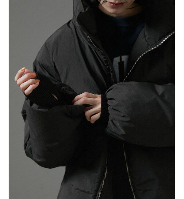 SALON adam et rope'「[GREENDOWN（グリーンダウン）][撥水加工]スタンドカラーダウンジャケット」|ダウン|