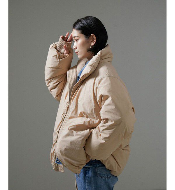 SALON adam et rope'「[GREENDOWN（グリーンダウン）][撥水加工]スタンドカラーダウンジャケット」|ダウン|