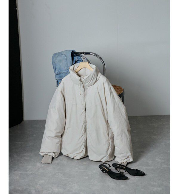 SALON adam et rope'「[GREENDOWN（グリーンダウン）][撥水加工]スタンドカラーダウンジャケット」|ダウン|