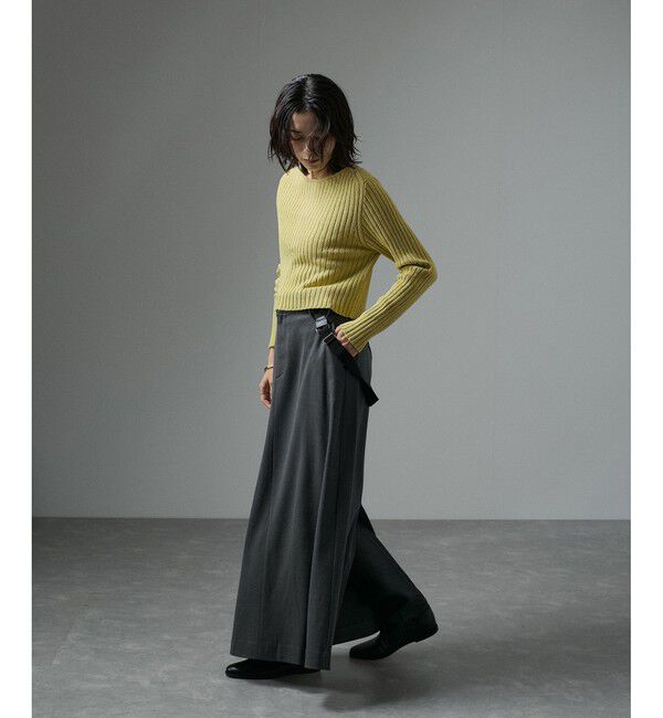 SALON adam et rope'「ローシルクリブニット2WAYカーディガン」|カーディガン|