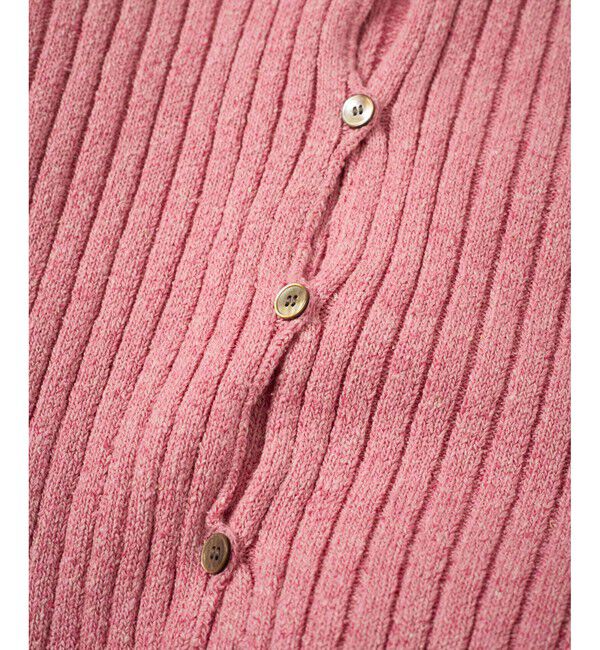 SALON adam et rope'「ローシルクリブニット2WAYカーディガン」|カーディガン|