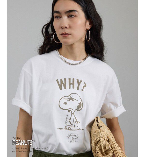 SALON adam et rope'「【WEB限定】PEANUTS&times;SALON anniversary Tシャツ」|Tシャツ・カットソー|