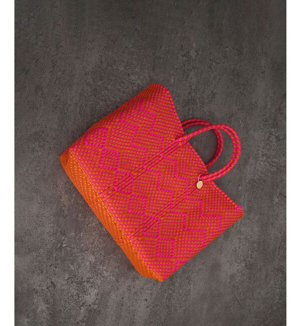 SALON adam et rope'「【Letra（レトラ）for SALON】PRAYA short S」|トートバッグ|オレンジ系(74)