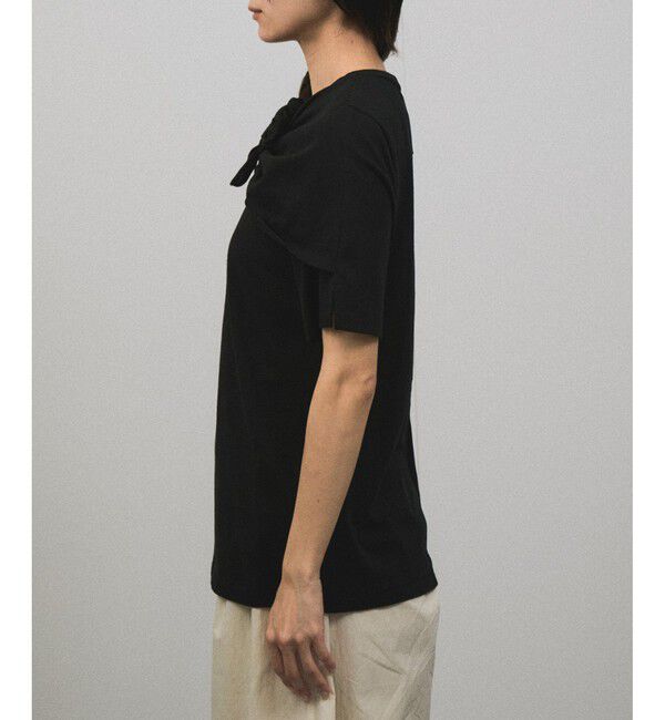 SALON adam et rope'「【MAISON EENK（メゾン インク）】Jeong-Ja Knot T-Shirt」|Tシャツ・カットソー|