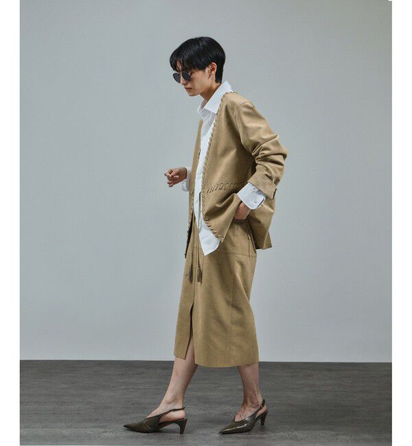 SALON adam et rope'「Ultrasuede(R)スエードスカート / セットアップ対応」|スカート|