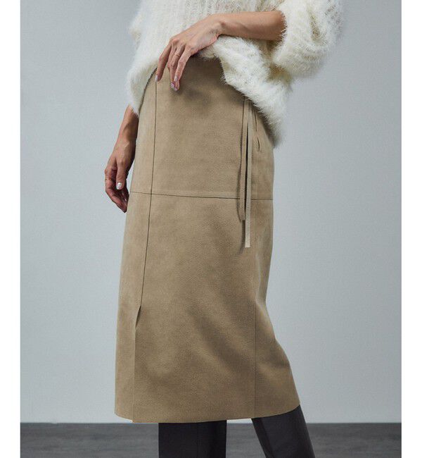 SALON adam et rope'「Ultrasuede(R)スエードスカート / セットアップ対応」|スカート|
