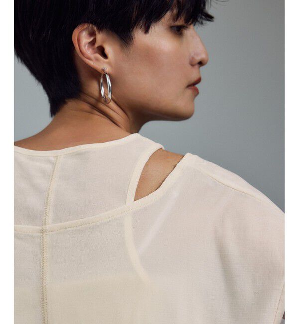 SALON adam et rope'「【WEB限定】マルチウェイベロアタッチレイヤードプルオーバー」|Tシャツ・カットソー|