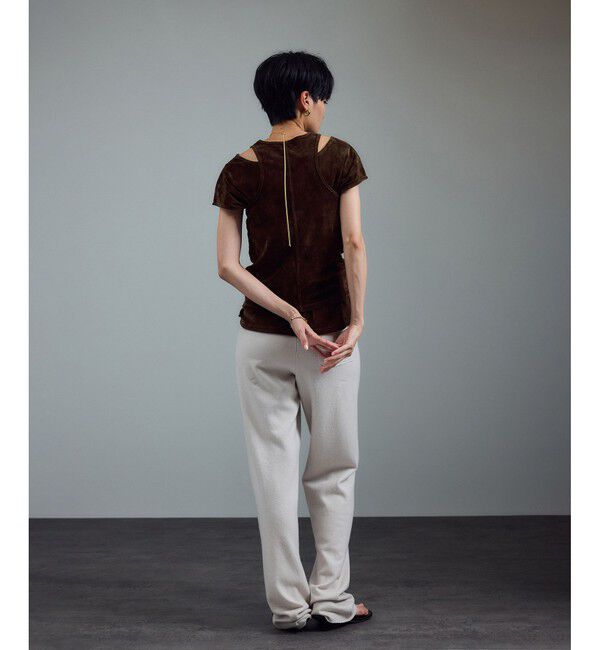 SALON adam et rope'「【WEB限定】マルチウェイベロアタッチレイヤードプルオーバー」|Tシャツ・カットソー|