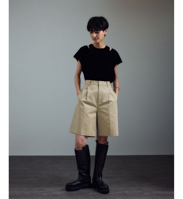 SALON adam et rope'「【WEB限定】マルチウェイベロアタッチレイヤードプルオーバー」|Tシャツ・カットソー|