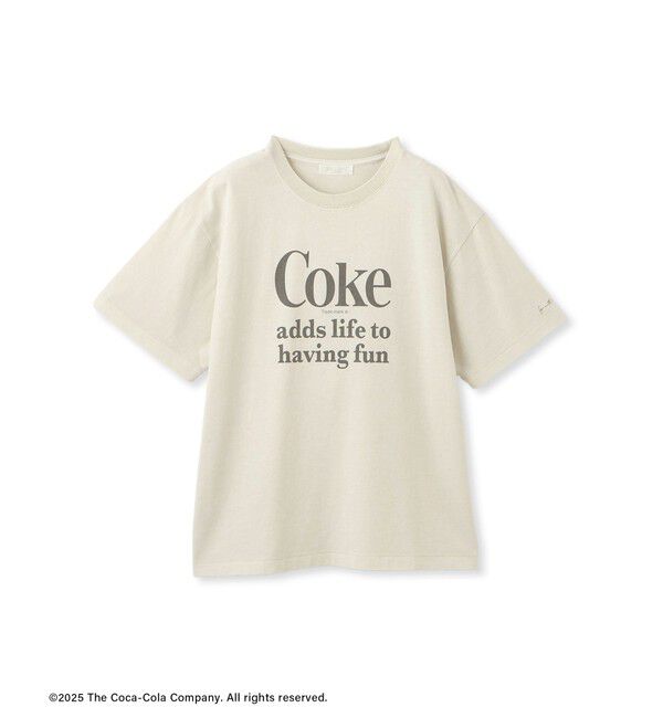 SALON adam et rope'「Coca-Cola ビンテージライクTシャツ」|Tシャツ・カットソー|