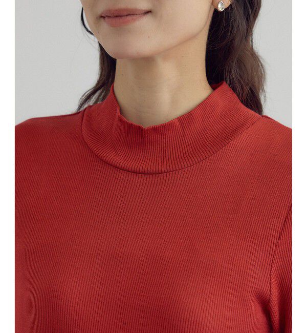 SALON adam et rope'「Hug Silkハイネックプルオーバー」|Tシャツ・カットソー|