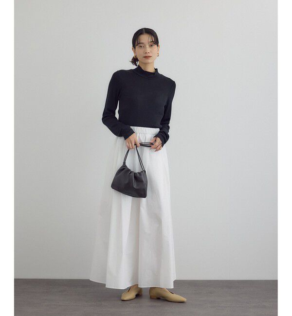 SALON adam et rope'「Hug Silkハイネックプルオーバー」|Tシャツ・カットソー|