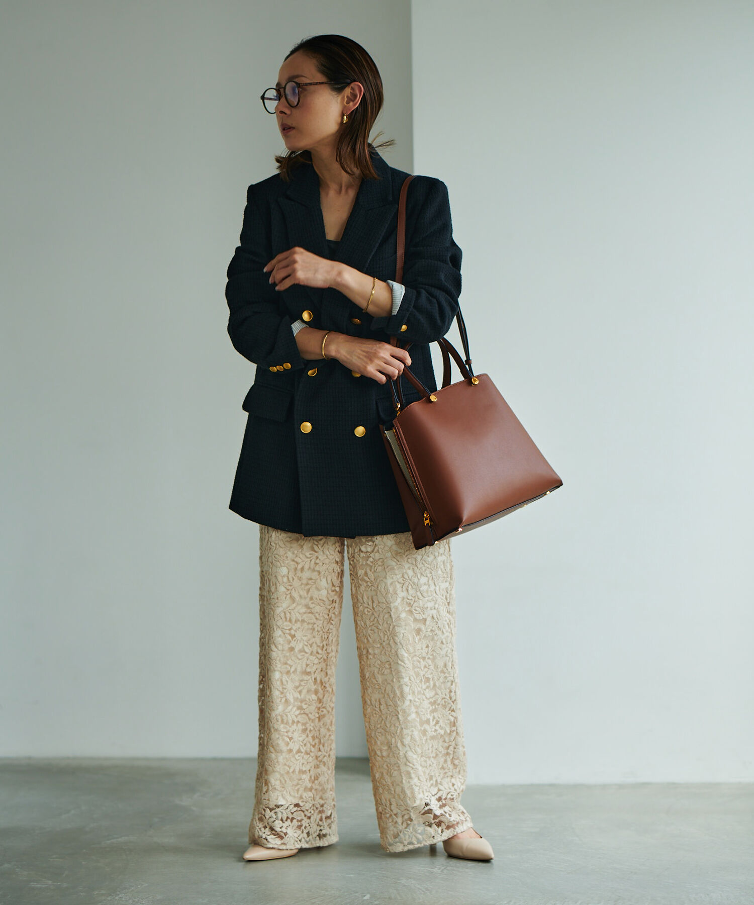 E'POR「【E'POR】Y BAG Medium（サイドジップトートバッグ）/一部WEB限定」|ハンドバッグ|