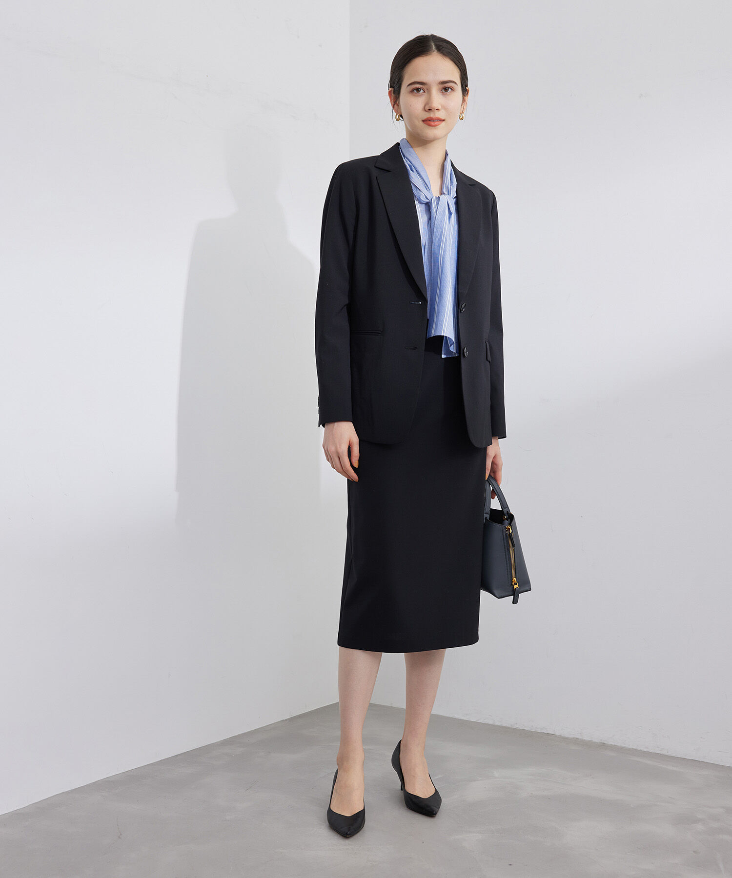 ROPE「ストレッチハイウエストタイトスカート/セットアップ対応」|スカート|