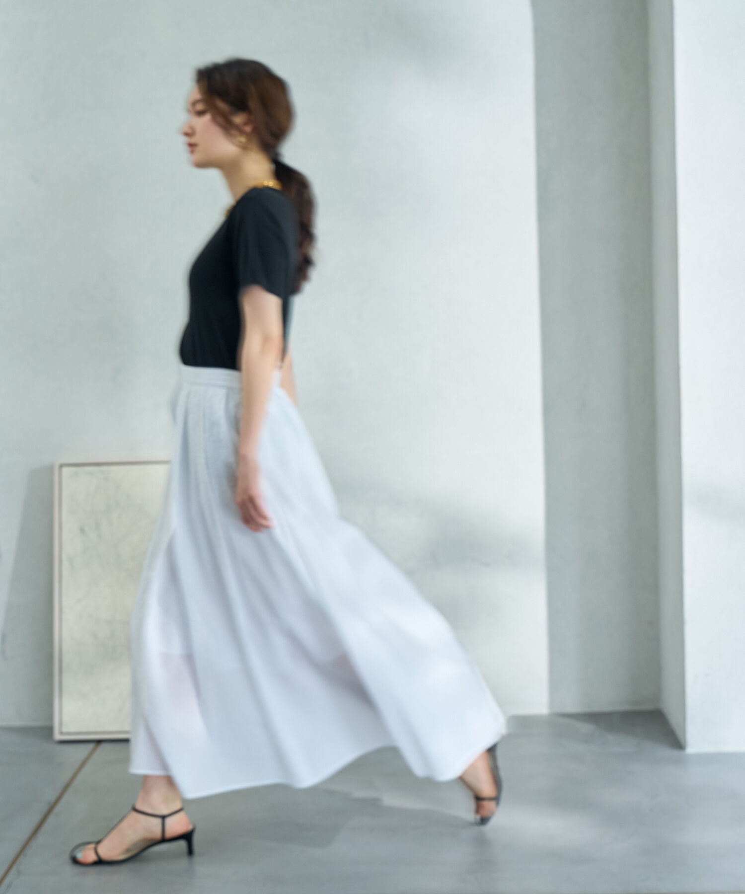 ROPE「【PETIT BATEAU（プチバトー）&times;ROPE'】ラウンドネックTEE」|Tシャツ・カットソー|