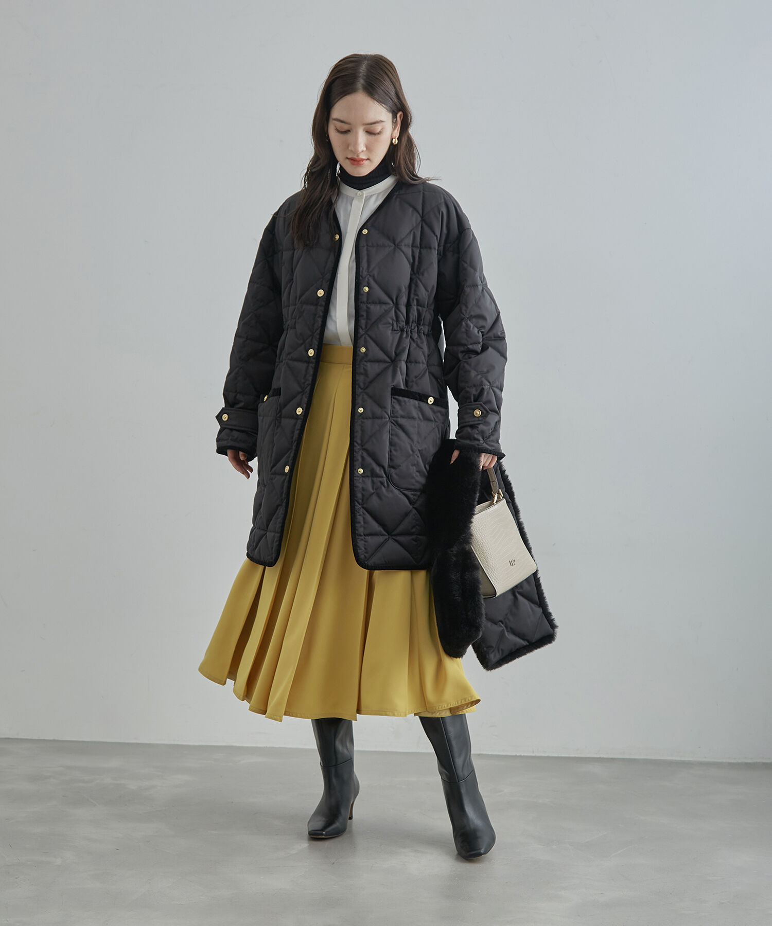 ROPE「【雑誌掲載】リアルレザーヒールロングブーツ」|その他|