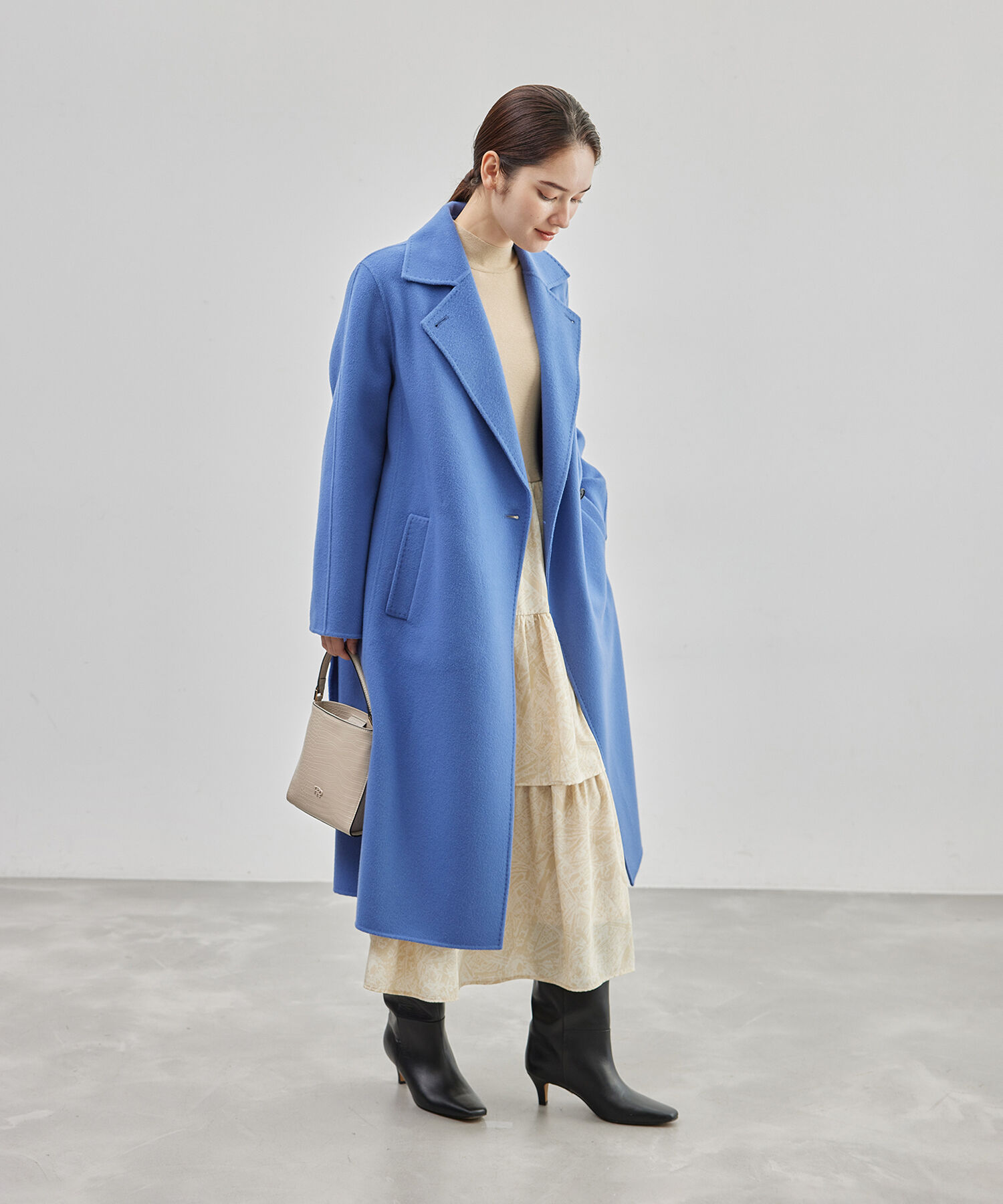 ROPE「【雑誌掲載】リアルレザーヒールロングブーツ」|その他|