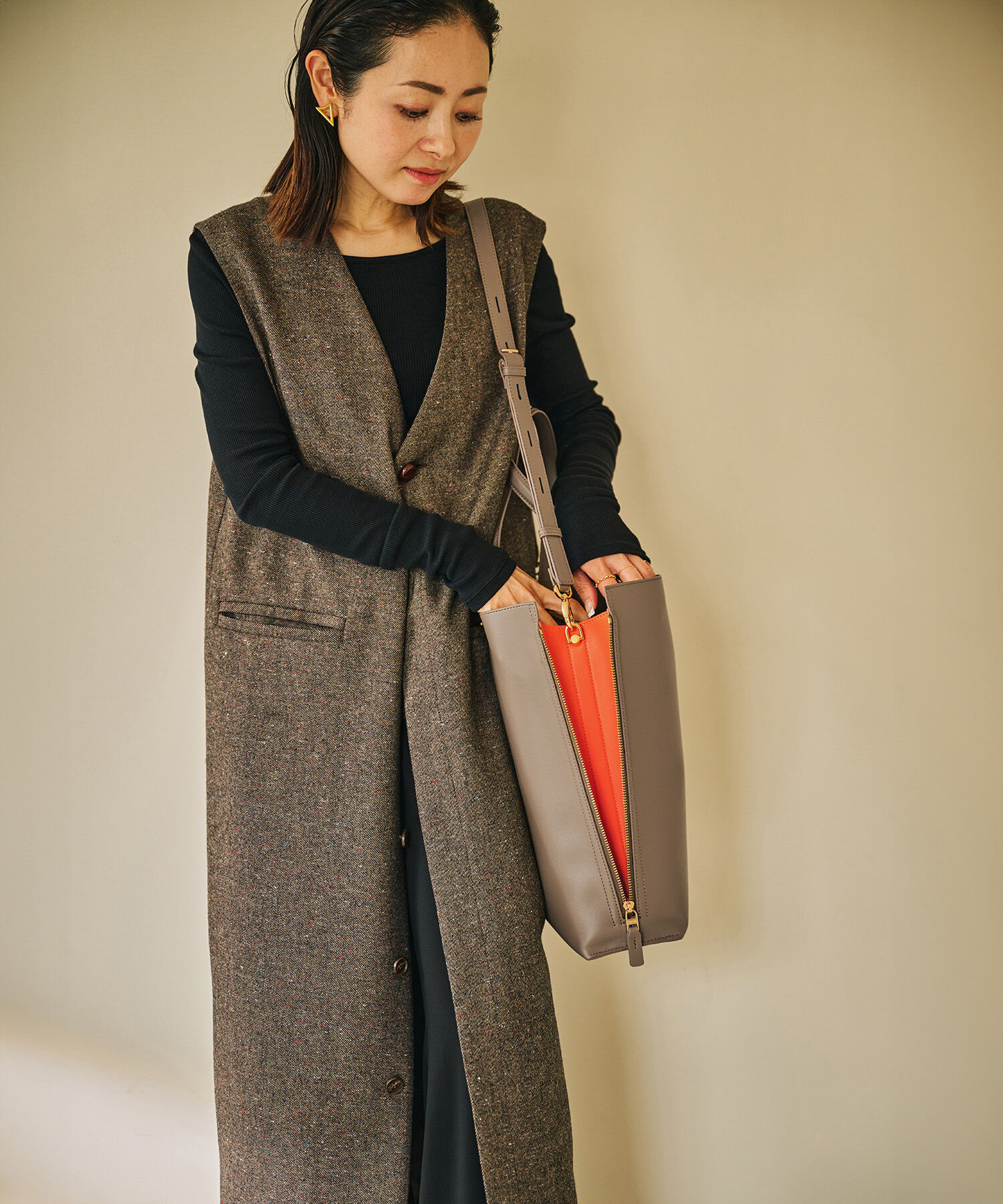 E'POR「【A4対応】【E'POR】Y BAG Large【通勤】【メディア掲載】」|トートバッグ|