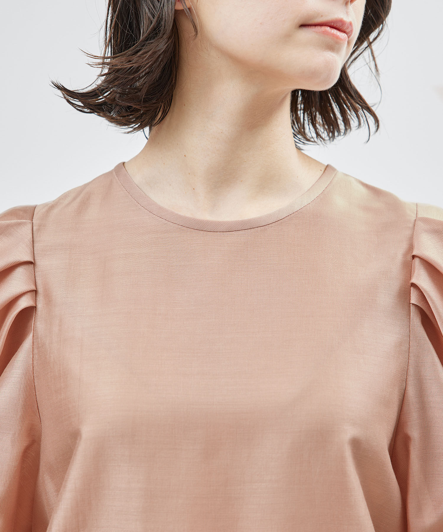 ROPE「【新色追加】【洗える】カールマイヤーパフスリーブブラウス【雑誌/メディア掲載】」|シャツ・ブラウス|