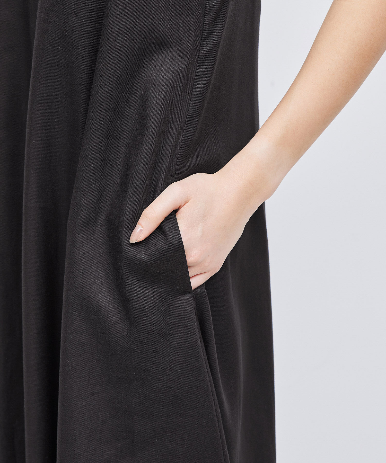 ROPE「レーヨンリネンフレアワンピース」|ワンピース|