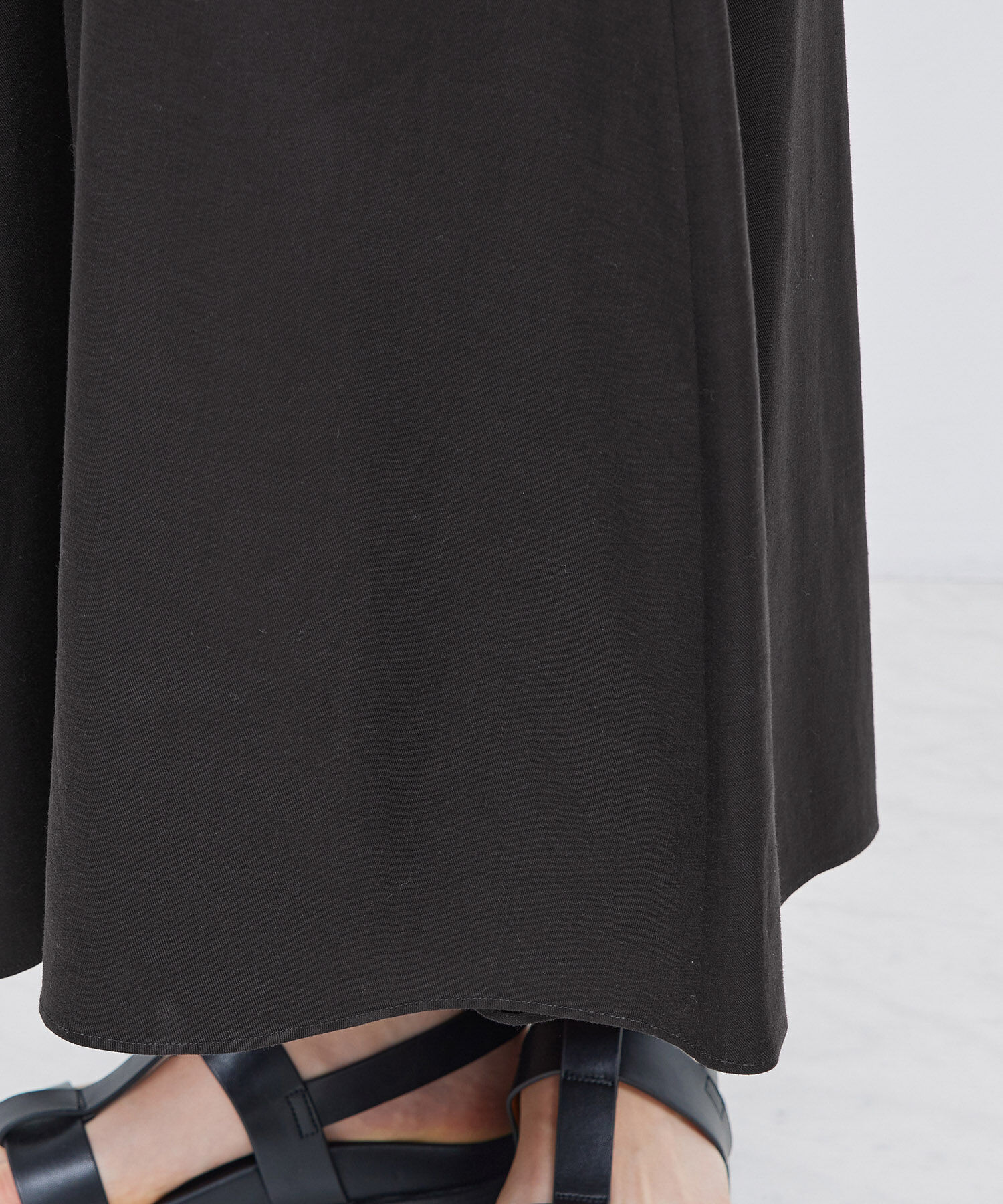 ROPE「レーヨンリネンフレアワンピース」|ワンピース|