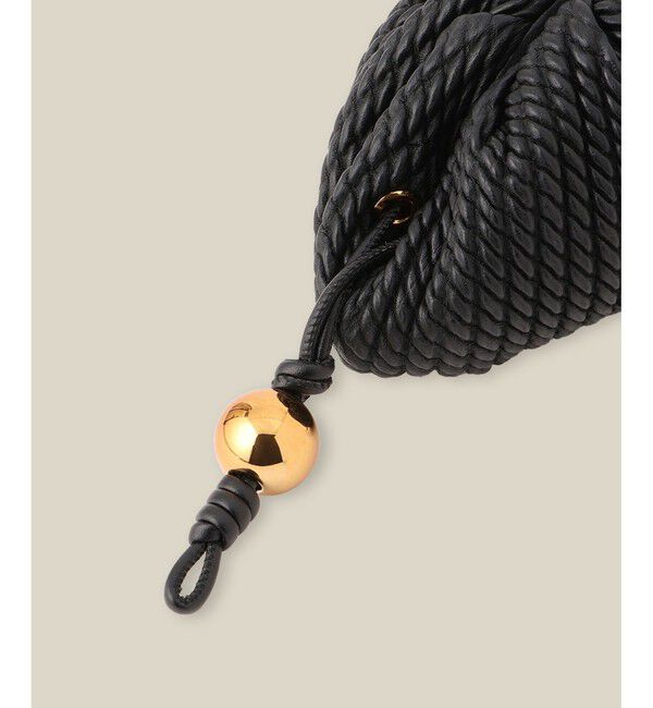 ROPE「ラムレザーロープ柄クラッチバッグ/ミニ」|クラッチバッグ|