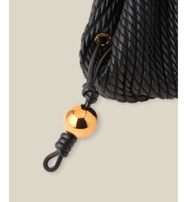 ROPE「ラムレザーロープ模様クラッチ/ミディアム」|クラッチバッグ|