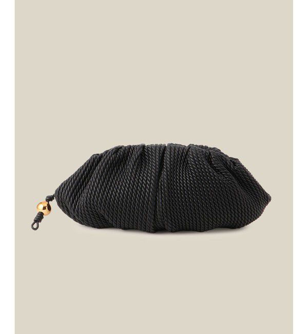 ROPE「ラムレザーロープ模様クラッチ/ミディアム」|クラッチバッグ|