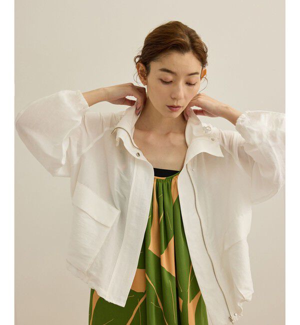 ROPE「【洗える】ビスコースリネン ライトマウンテンパーカー/一部セットアップ対応」|ブルゾン・スタジャン|