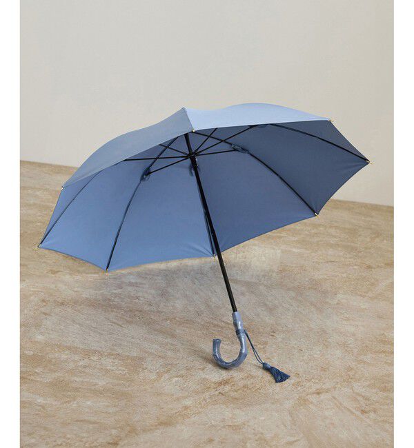 ROPE「【晴雨兼用・高機能】スライド式 ショートバンブーパラソル【UVカット/遮光・遮熱・防水効果】」|傘|