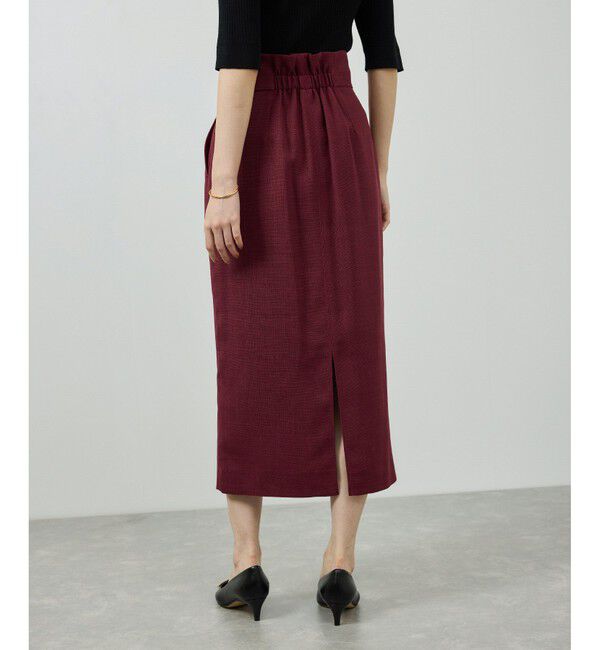 ROPE「リネンライク ポケット付きタイトスカート/イージーケア」|スカート|