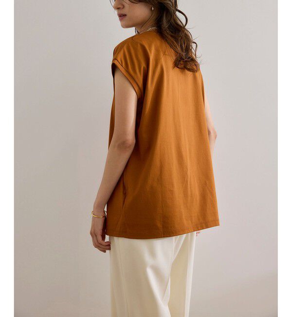 ROPE「【接触冷感・洗える・洗濯耐久あり】ノースリーブTEE」|Tシャツ・カットソー|