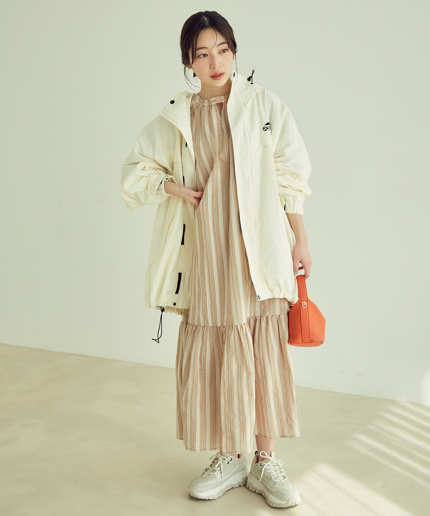 VIS「【OUTDOOR PRODUCTSコラボ】【洗濯可】オーバーサイズマウンテンパーカー」|アウトドア|