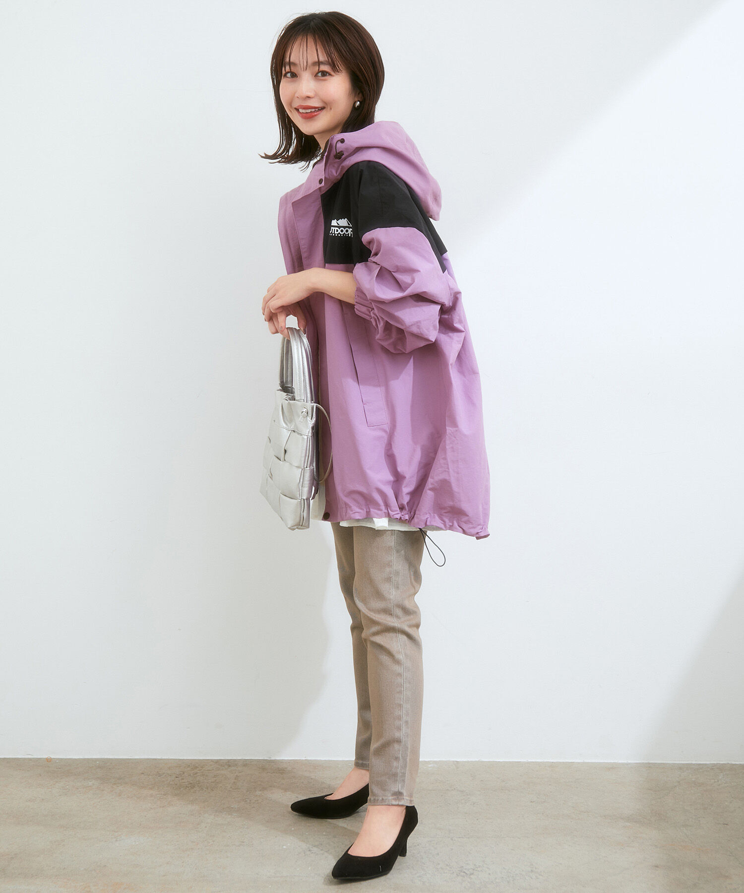 VIS「【OUTDOOR PRODUCTSコラボ】【洗濯可】オーバーサイズマウンテンパーカー」|アウトドア|