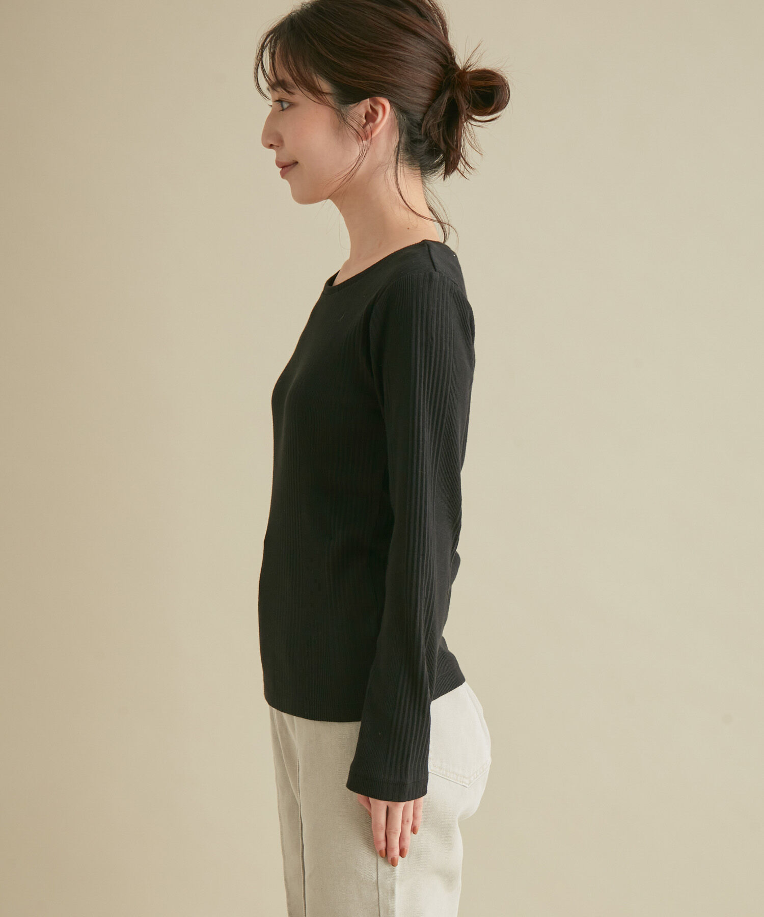 VIS「着回し力抜群のランダムテレコプルオーバー」|Tシャツ・カットソー|