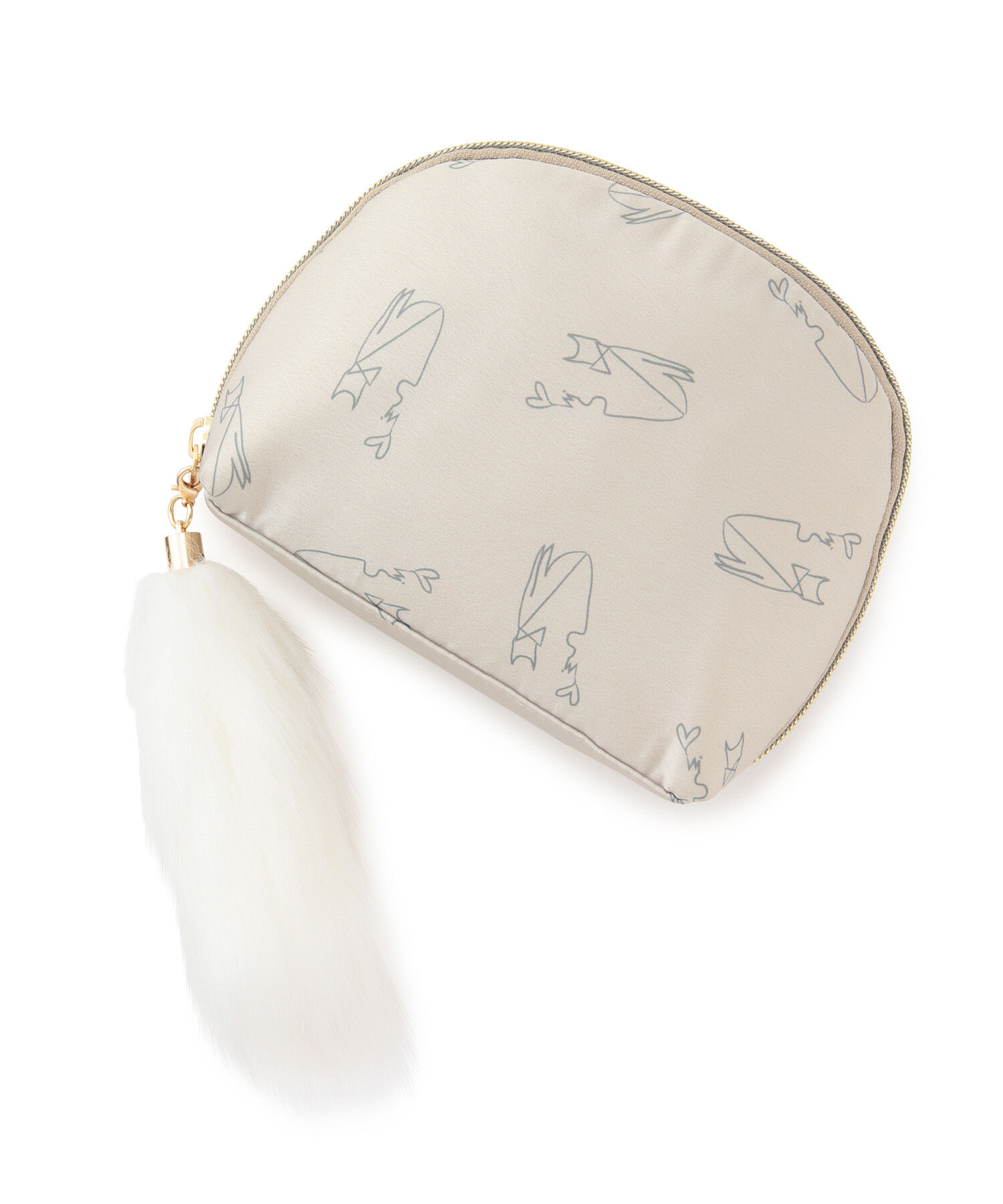 VIS「【ViSage】【ViS CHAT】しっぽ付きポーチ」|ポーチ|